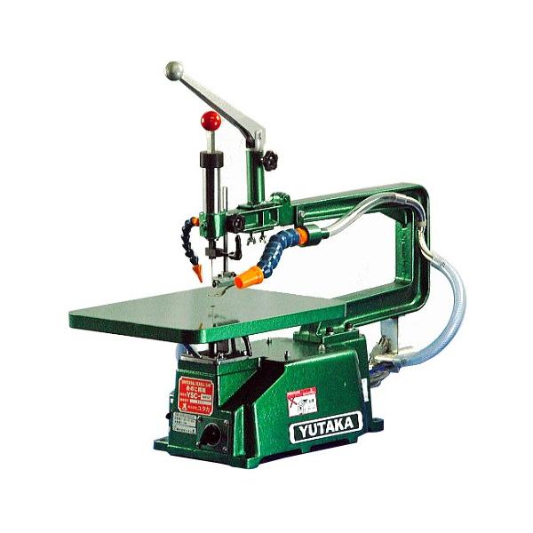 ユタカ 卓上木工糸のこ盤（鋳物定盤、フトコロ500mm、Hybridタイプ