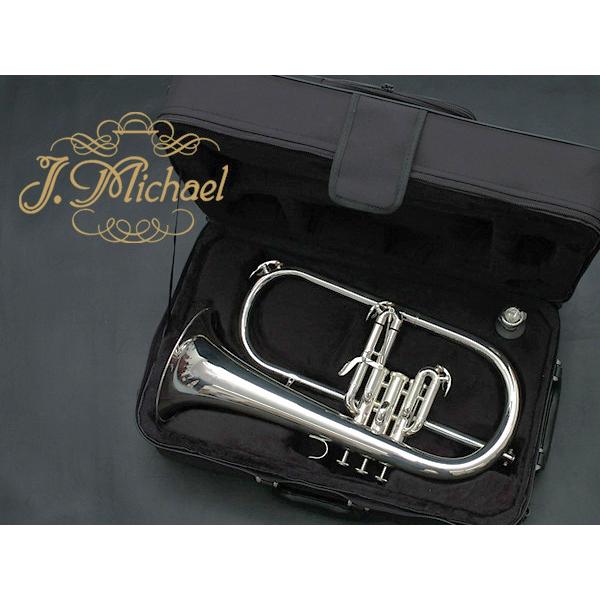 Jマイケル FG-550S フリューゲルホルン シルバー セミハードケース付 J