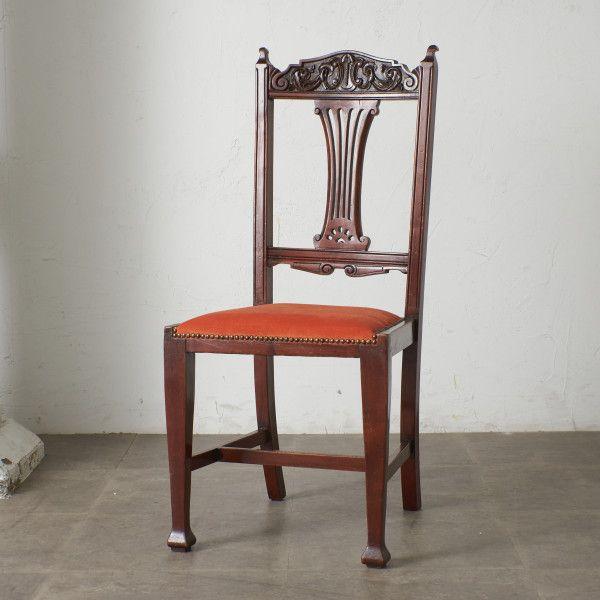 IZ82615N☆張替済 英国 アンティーク エドワーディアン ダイニング