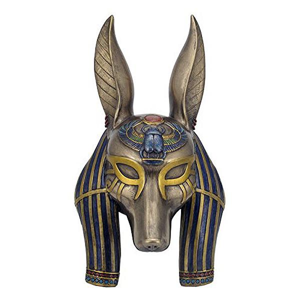 古代エジプト アヌビス神 マスク(胸像) 壁画彫刻 彫像/聖地の主人