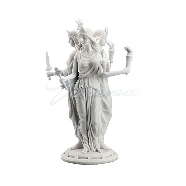 西洋彫刻 ギリシャ神話女神 女魔術師の保護者 ヘカテー彫像 高さ約