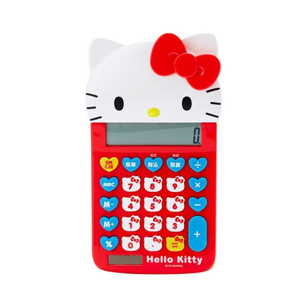 sanrio（サンリオ） ハローキティ フェイス形キー電卓 ダイカットキー