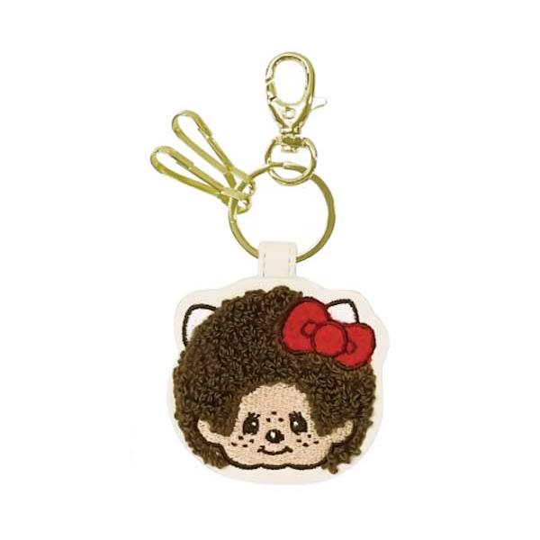 sanrio（サンリオ） モンチッチ×ハローキティ サガラ刺繍キーチャーム