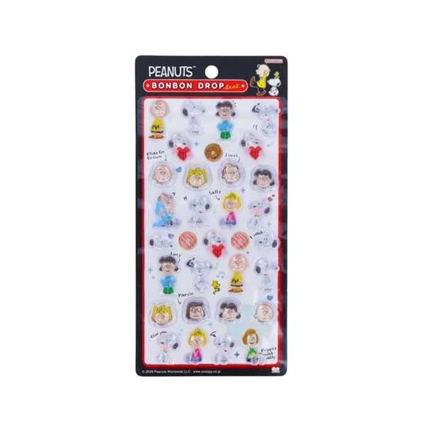 SNOOPY（スヌーピー） A ボンボンドロップシール PEANUTS ドロップ