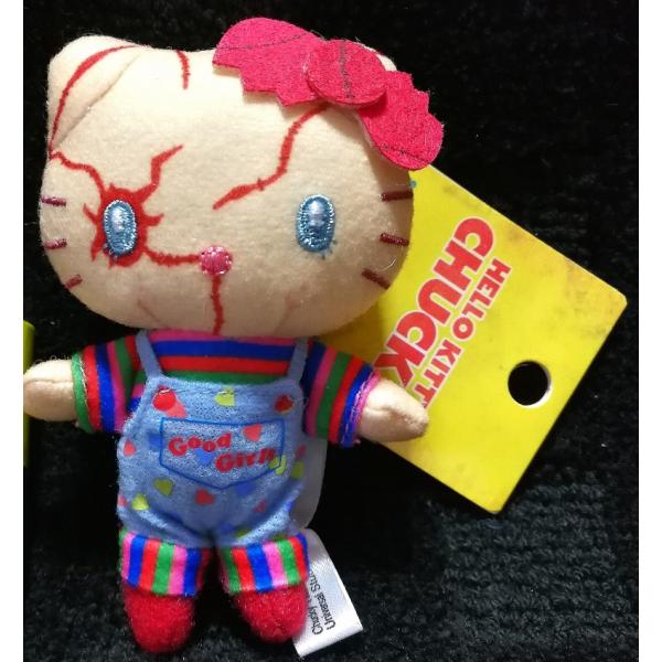 ハローキティ チャッキー ぬいぐるみ マスコット キーチェーン