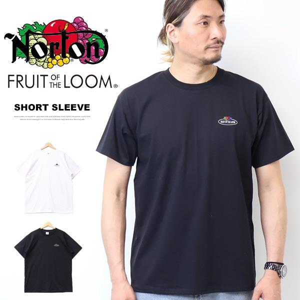 FRUIT OF THE LOOM（フルーツオブザルーム） ワンポイント刺繍 半袖T