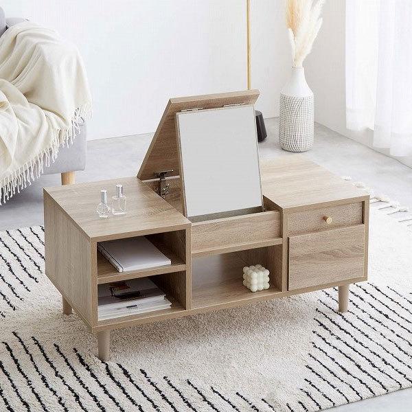 テーブルドレッサー ドレッサーテーブル 幅85 ドレッサー 化粧台 鏡台