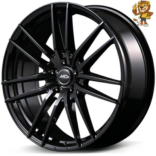 マルカサービス ホイール4本セット MID Lefinada MOTION5 (GBK) 18