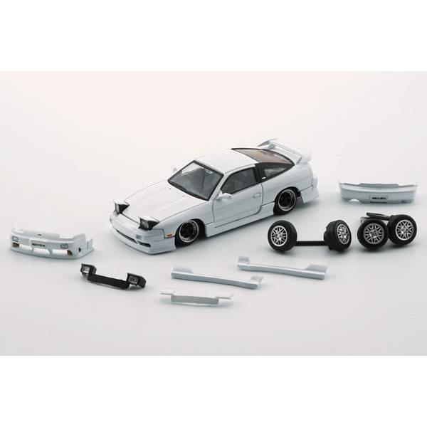 BM Creations 1/64 日産 シルビア 180SX ダイキャストカー ホワイト