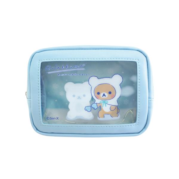 リラックマ リラックマストア in GINZA限定 クリアポーチ あなたを想う