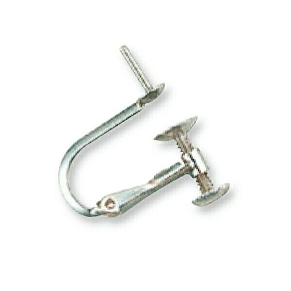 1個売り】 イヤリングパーツ 14金 ホワイトゴールド ネジバネ式