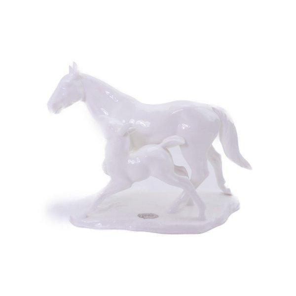 ノリタケ 馬の親子 フィギュリン 置物 中古 送料無料 : 京都リサイクル