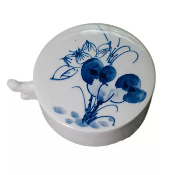 筆洗い 陶器 墨池 景徳鎮 手書き 水墨画用品 書道用品 : 書道用品 緑風