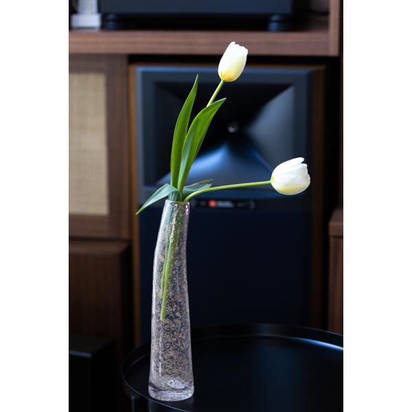 HenryDean ヘンリーディーン グラスL ビジュー ガラス花瓶 花器 : S