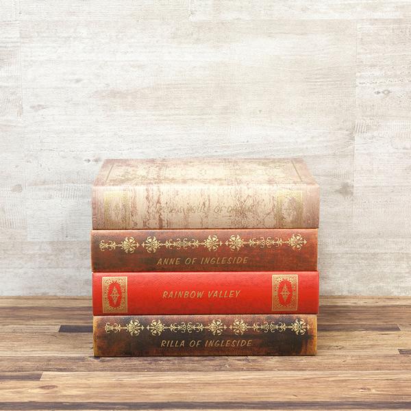 収納 ブック型 収納ボックス シークレットブック 4段収納 隠し収納