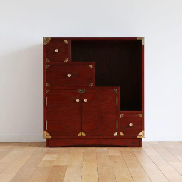 民芸家具 和モダン 日本製 国産家具 おしゃれ 階段箪笥 吉野民芸 箪笥