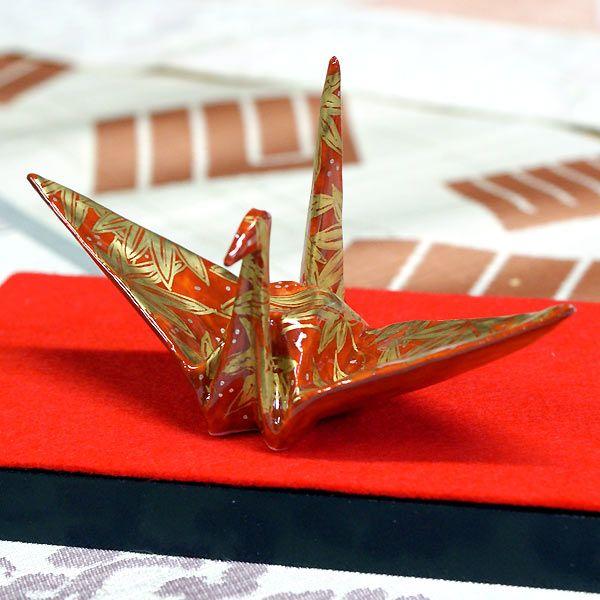 九谷焼 縁起物 玄関 開運 置物 色絵折り鶴 永楽 : 和座倶楽部 - 通販