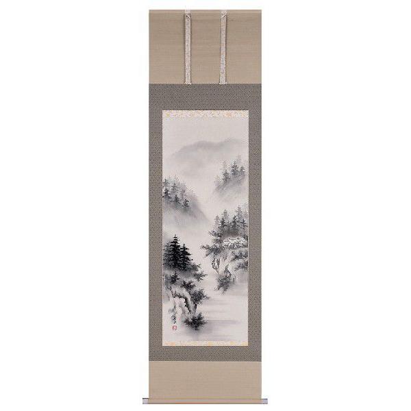 掛け軸専門 掛軸 販売 通販店 水墨山水（佐藤 卓也） 年中掛け 水墨画