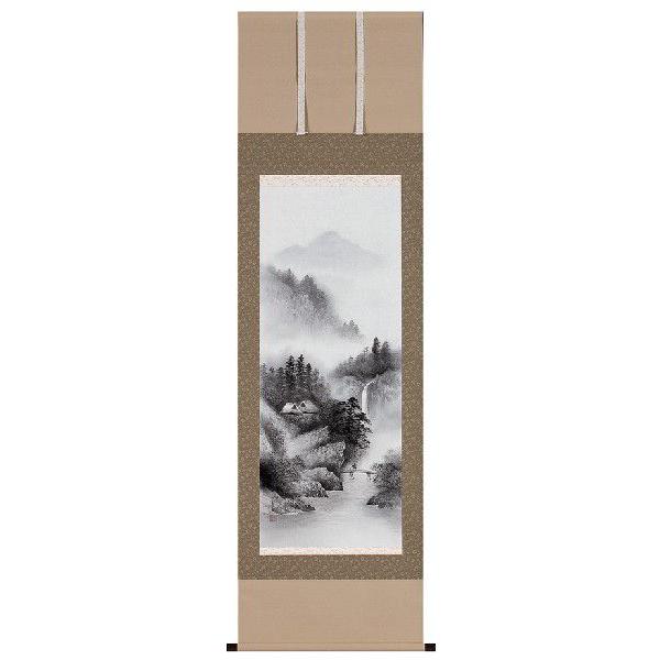 掛け軸専門 掛軸 販売 通販店 水墨山水（今村 景元） 年中掛け 水墨画