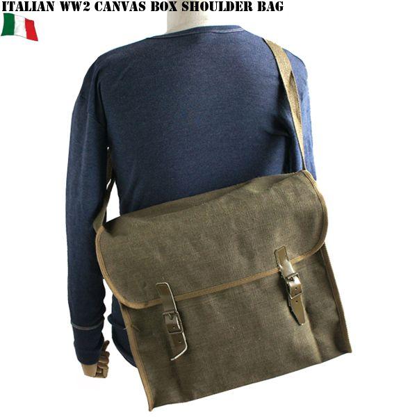 MILITARY（ミリタリー） 実物 新品 イタリア軍 WW2 キャンバス BOX