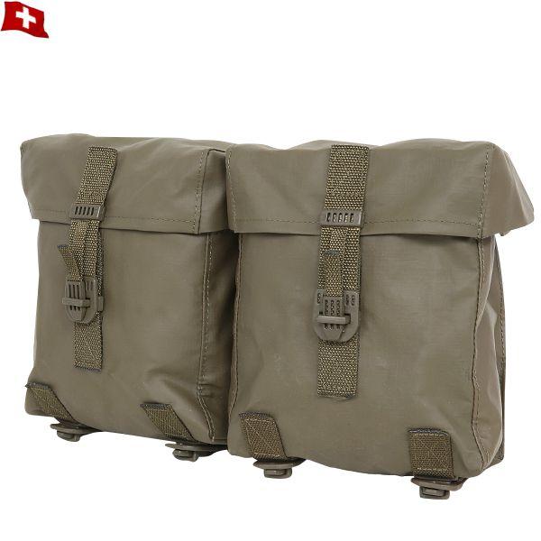 MILITARY（ミリタリー） 実物 新品 スイス軍 2連 防水マガジンポーチ