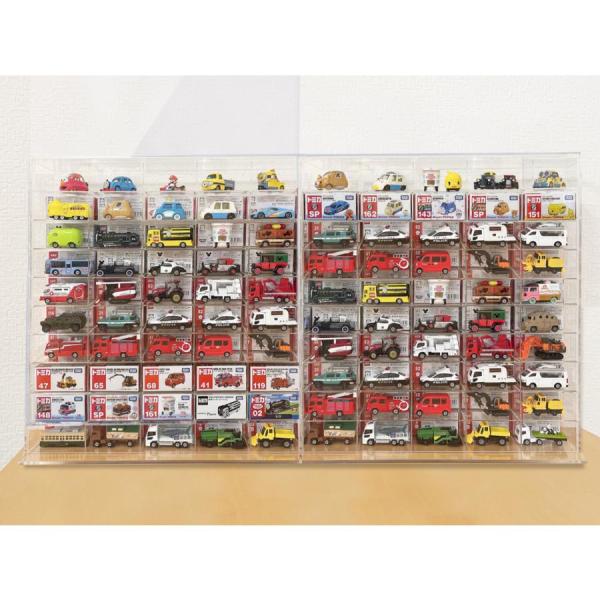 トミカ オールアクリル100W トミカのミニカーを最大200台収納可能