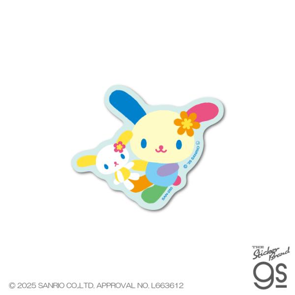 ウサハナ ダイカットミニステッカー なかよし サンリオ sanrio 可愛い
