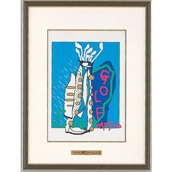 作家 彫金パネル 「GOLF」 画家池田満寿夫 : 日本ものこと百貨 - 通販