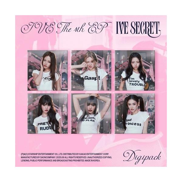 IVE SECRET: 4th EP (Digipack Ver.)(ランダムバージョン)＜数量限定