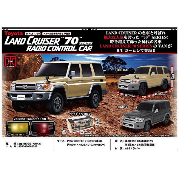 R/C Toyota ランドクルーザー70シリーズ LAND CRUISER RCカー トヨタ