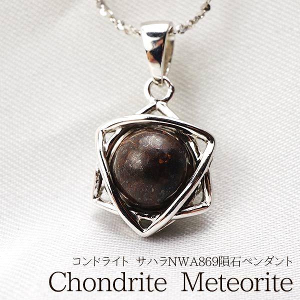 コンドライト隕石 ペンダント サハラNWA869隕石 ペンダントトップ