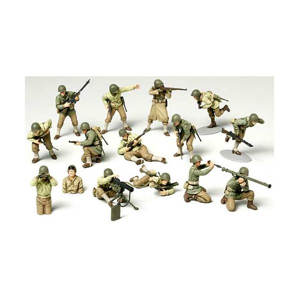 タミヤ 1/48 ミリタリーミニチュア No.13 WWIIアメリカ歩兵GIセット