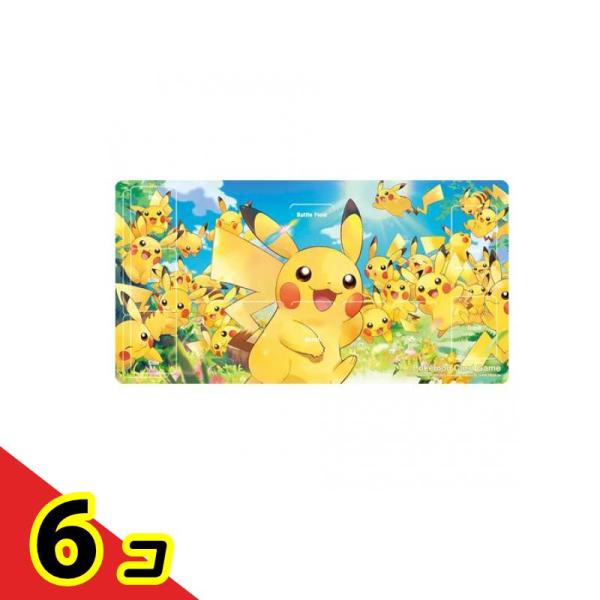ポケモンカードゲーム ラバープレイマット ピカチュウ大集合 1枚入 6個