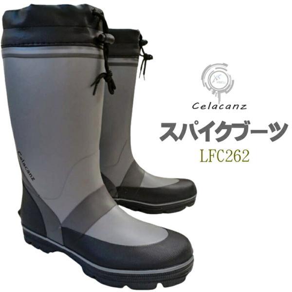 スパイクブーツ 釣り 林業 フィッシングブーツ レインブーツ 長靴 雪道