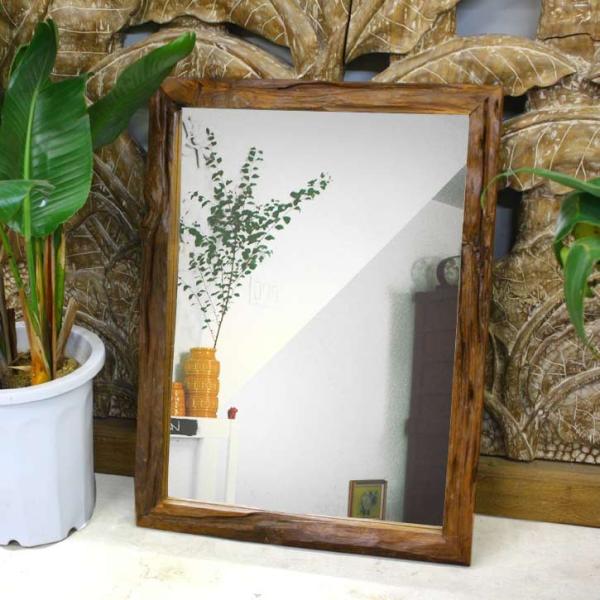 ミラー 木製 廃材 アンティーク 壁掛け 鏡 おしゃれ 大きいミラー 大型