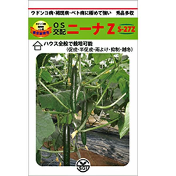 野菜の種/種子 ニーナZ S-27Z 350粒 キュウリ きゅうり （メール便