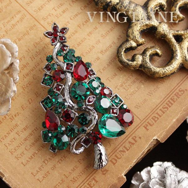 ヴィオレッタX`masツリーブローチ ヴィオレッタX`masツリーブローチ