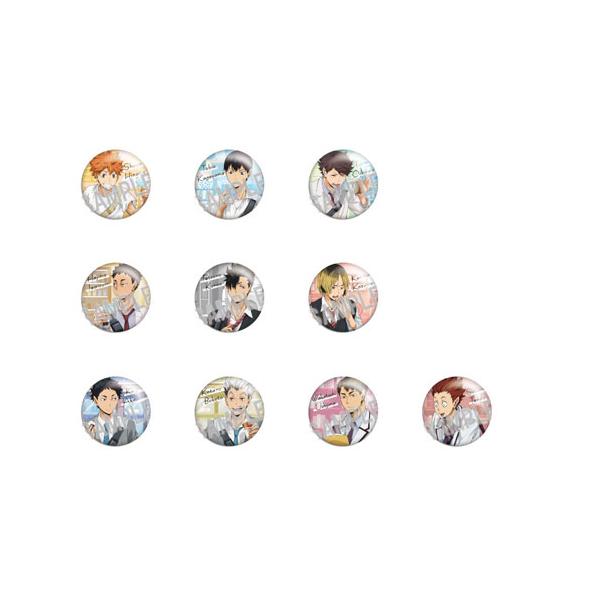 在庫処分品! ハイキュー!! カラパレ より道 缶バッジ 1BOX=10パック