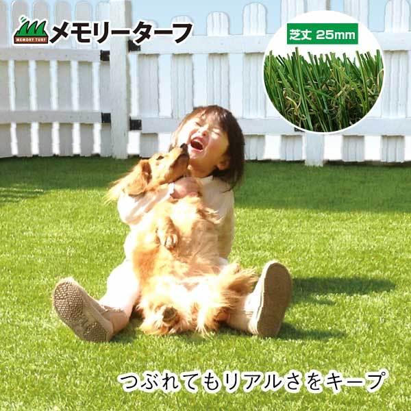 高品質 リアル人工芝 メモリーターフ 25mm MT25-0110 1m幅×10m長