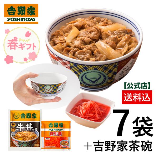 吉野家丼、茶碗2個、蓮華2個セット 箱付き 吉野家丼、茶碗2個、蓮華2個