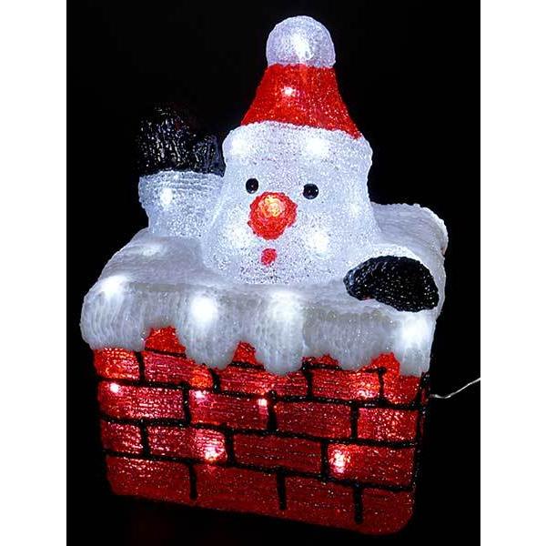 LEDクリスタルモチーフ エントツサンタ WG-1387 イルミネーション