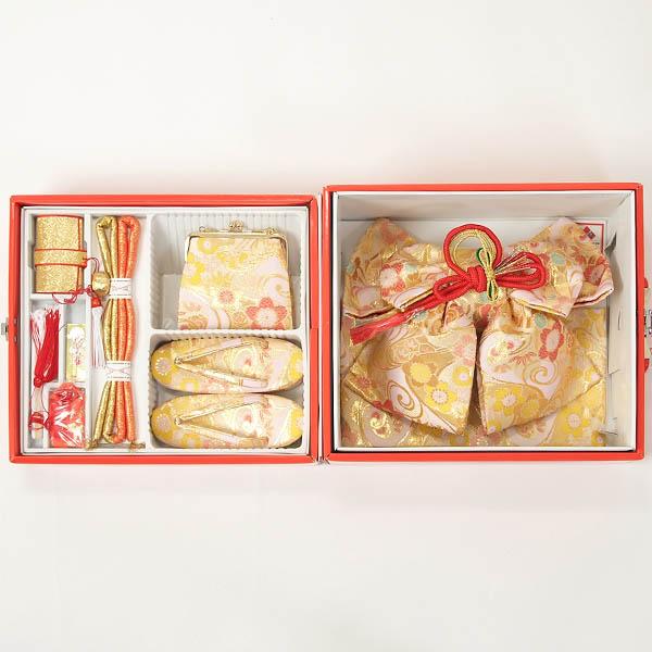 七五三 7歳 帯セット 結び帯 箱せこ ペアーセット Lサイズ 女の子