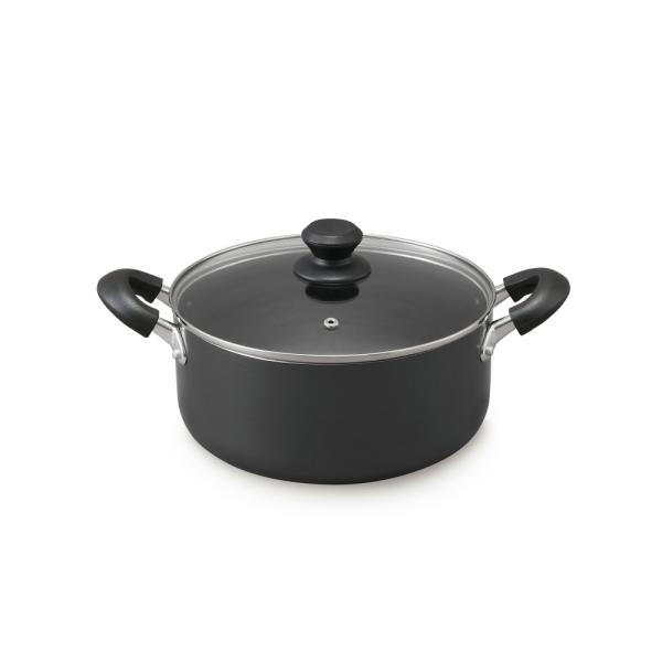 アイリスオーヤマ ダイヤモンドコート IH対応 両手なべ 24cm DIS-P24