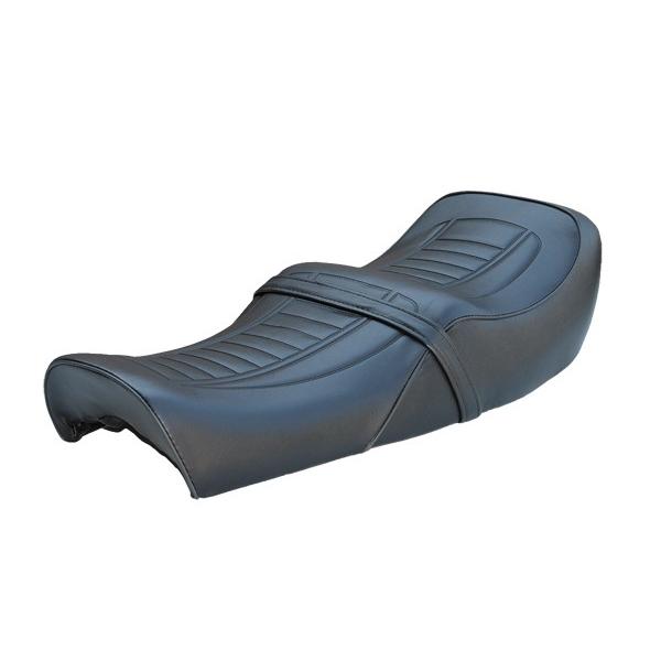 483】Z400FX E1-3純正パターンアンコ抜きシート ブラック : CHERRY