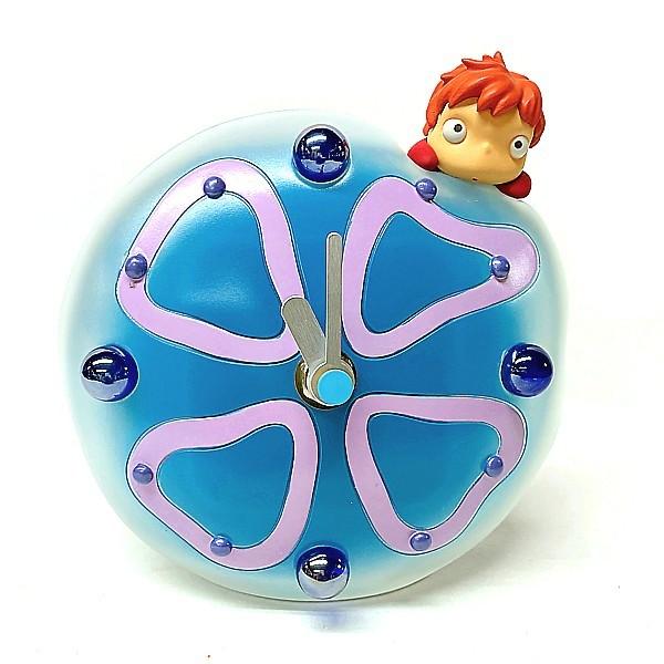 スタジオジブリ ジブリグッズ 崖の上のポニョ ポニョのクラゲ置時計