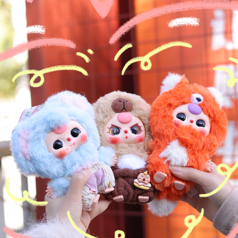 BABY THREE】スモールキュートシリーズ・かわいい・ぬいぐるみ