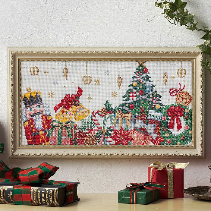 クロスステッチフレーム＜HAPPY HOLIDAYS～クリスマスの物語