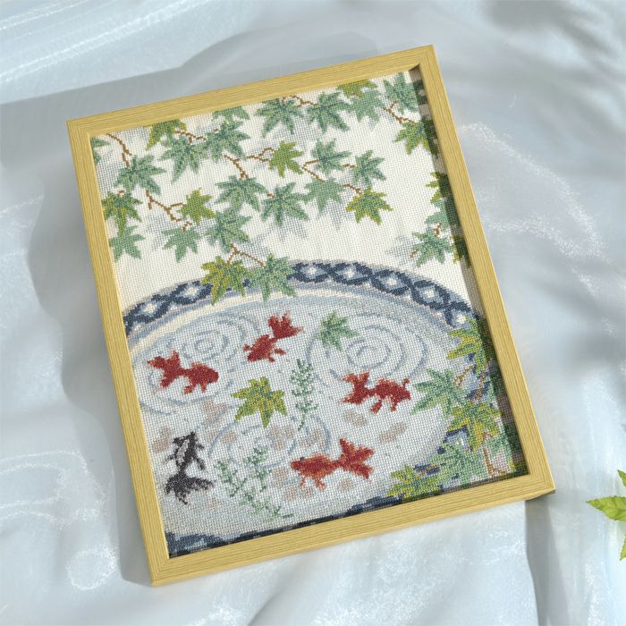 クロスステッチフレーム＜花火大会＞ | リバティ 生地、編み物、刺繍