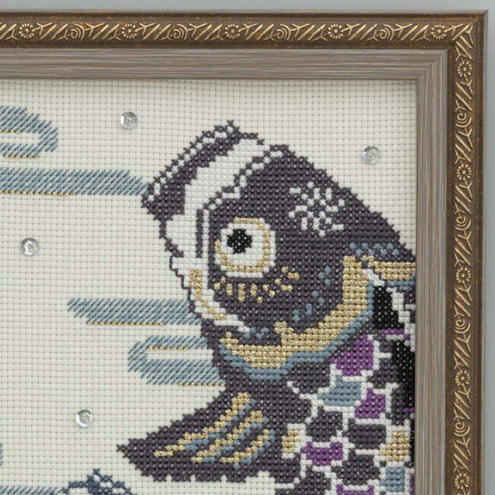 クロスステッチフレーム＜鯉のぼり2＞ | リバティ 生地、編み物、刺繍