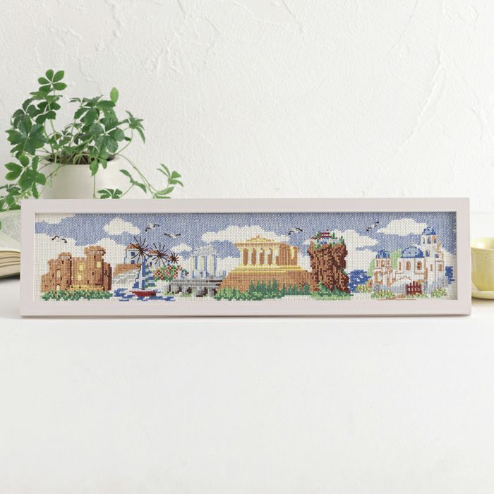 クロスステッチフレーム＜クリスマスベルのアレンジ＞ | リバティ 生地